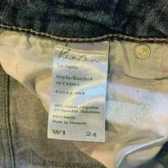 Kancan dark wash stretch low rise skinny Jean sz 24, Estilo casual everyday - Picture 6 of 7